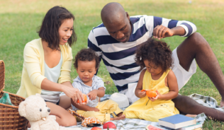 picnic family toddler